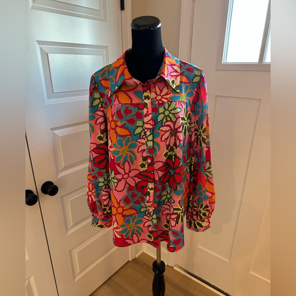 Tropical Women’s Blouse- 2XL